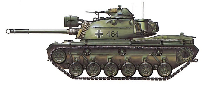 Hobby Master 1:72 M48A2 Patton Bundeswehr PzBt.24 Braunschweig Germany HG5505 