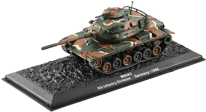 M60A3, 5th Infantry Division, Alemania, 1985, 1:72, Altaya 