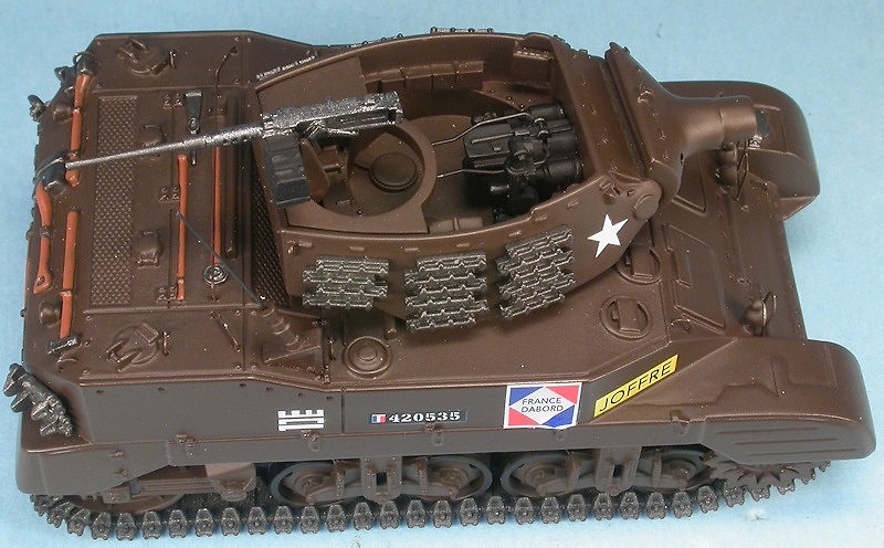 M8 Scott 75 mm Howitzer Motor Carriage, 1e REC - 5e DB, Alsacia, 1944 1:48, Gasoline 