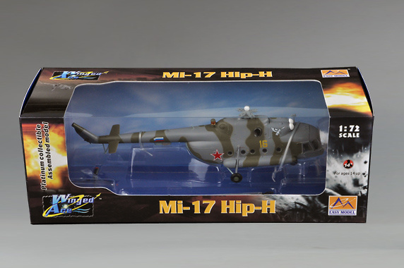Mi-17 Hip-H Russian Air Force Easy Model Base aérienne de Tushing 2005 Maquette échelle 1:72