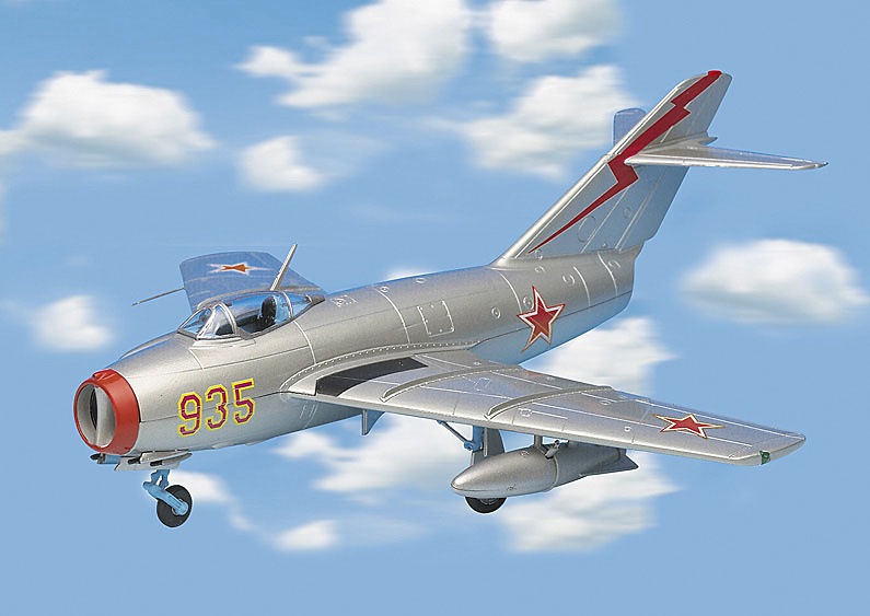 MIG-15 FAGOT, Russian Air Force, 1:48, Franklin Mint 