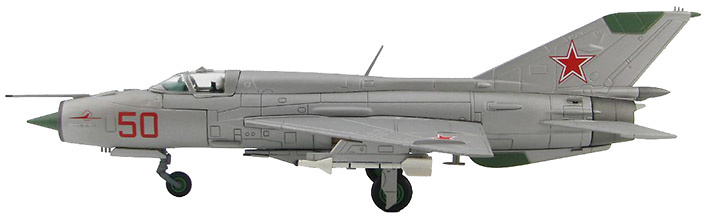 MIG-21 PFM Red 50, Soviet Air Force, 1:72, Hobby Master 