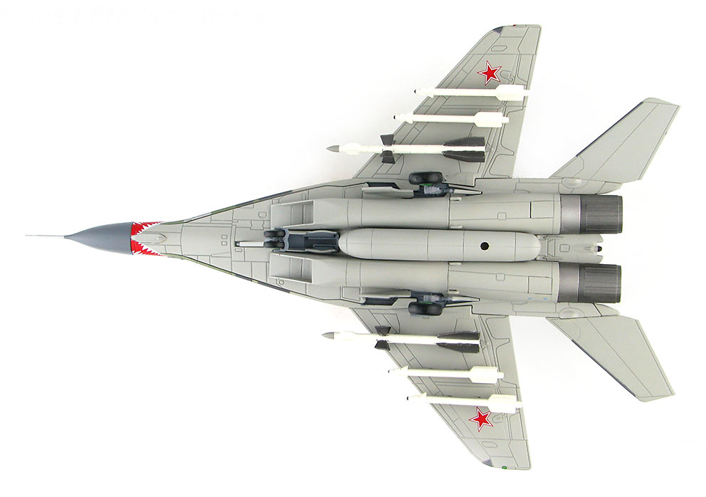 MIG-29 (9-13) Fulcrum-C White 51, Centro de Entrenamiento de Borisoglebsk, 2001, 1:72, Hobby Master 