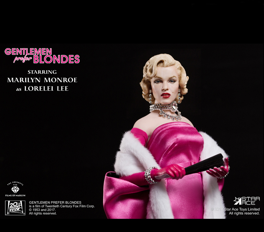 Marilyn Monroe, vestido rosa en 