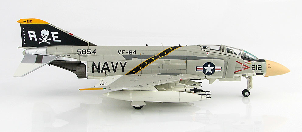 McDonnell Douglas F-4J Phantom II 155854, VF-84, USS Franklin D. Roosevelt, circa 1972, 1:72, Hobby Master 