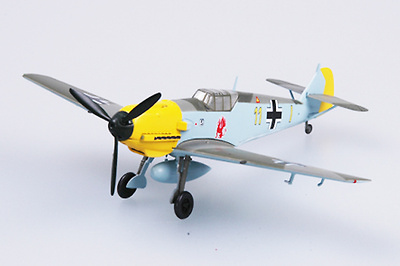 1:72 WWII German BF109E 9 JG26 1940 aircraft diecast plane Easy model 