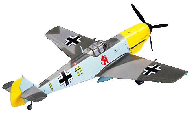 Easy Model 1/72 Germany BF109E TROP 2/JG27 #37278 