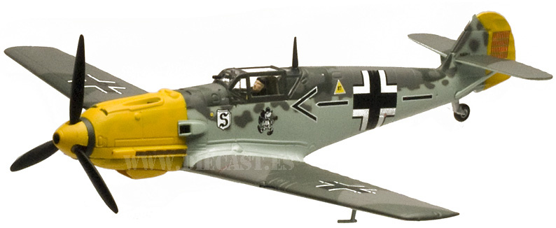 Messerschmitt Bf 109E, Emil, JG 26, Komm. Adolf Galland, 1:48, Carousel1 