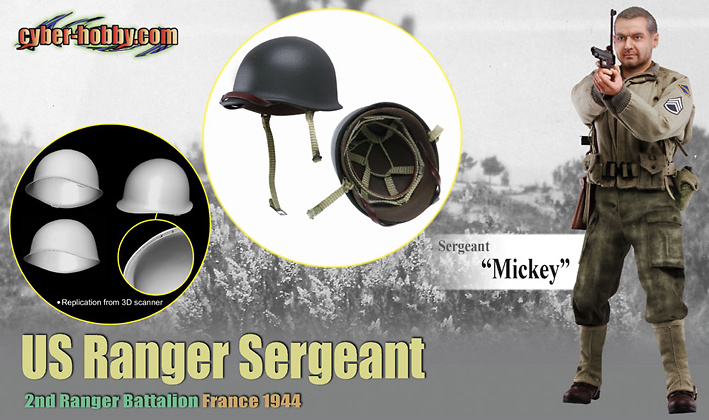 Mickey (Sergeant), US Ranger Sergeant, 2nd Ranger Battalion France 1944, 1:6, Dragon Figures 
