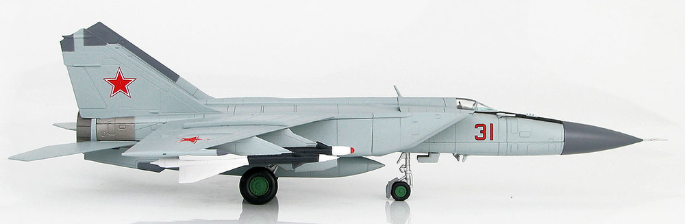 Mig-25P Foxbat Red 13, Viktor Belenko, Japón, 1976, 1:72, Hobby Master 