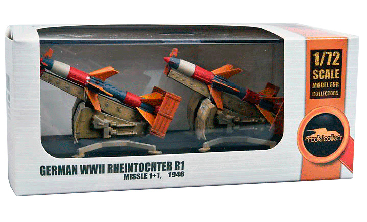 Misil Rheintochter R1 (2 unidades), Alemania, 1946, 1:72, Modelcollect 