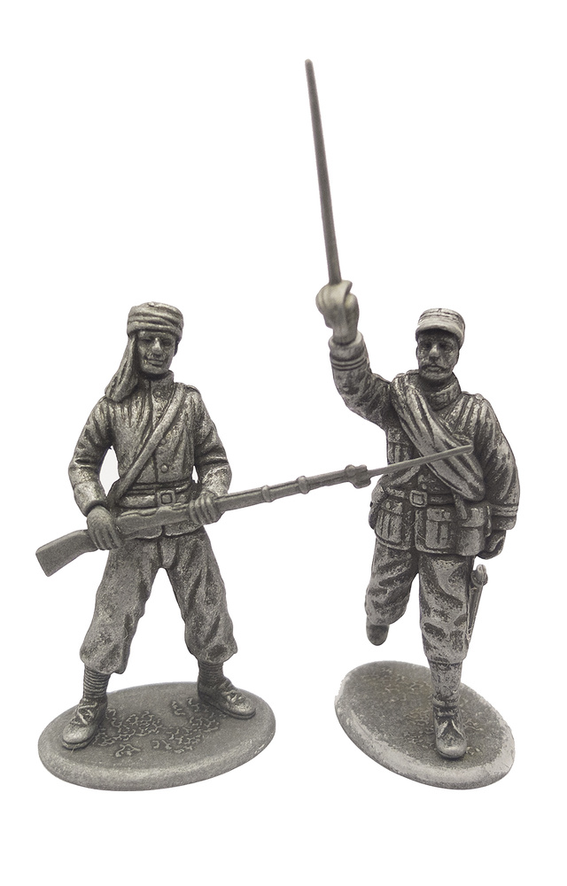Moroccan Infantry and Hunter Officer, 1914, 1:24, Atlas Editions 