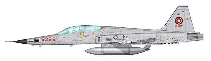 Northrop F-5F Tiger II 5385, ROCAF, Taiwan, 1:72, Hobby Master 