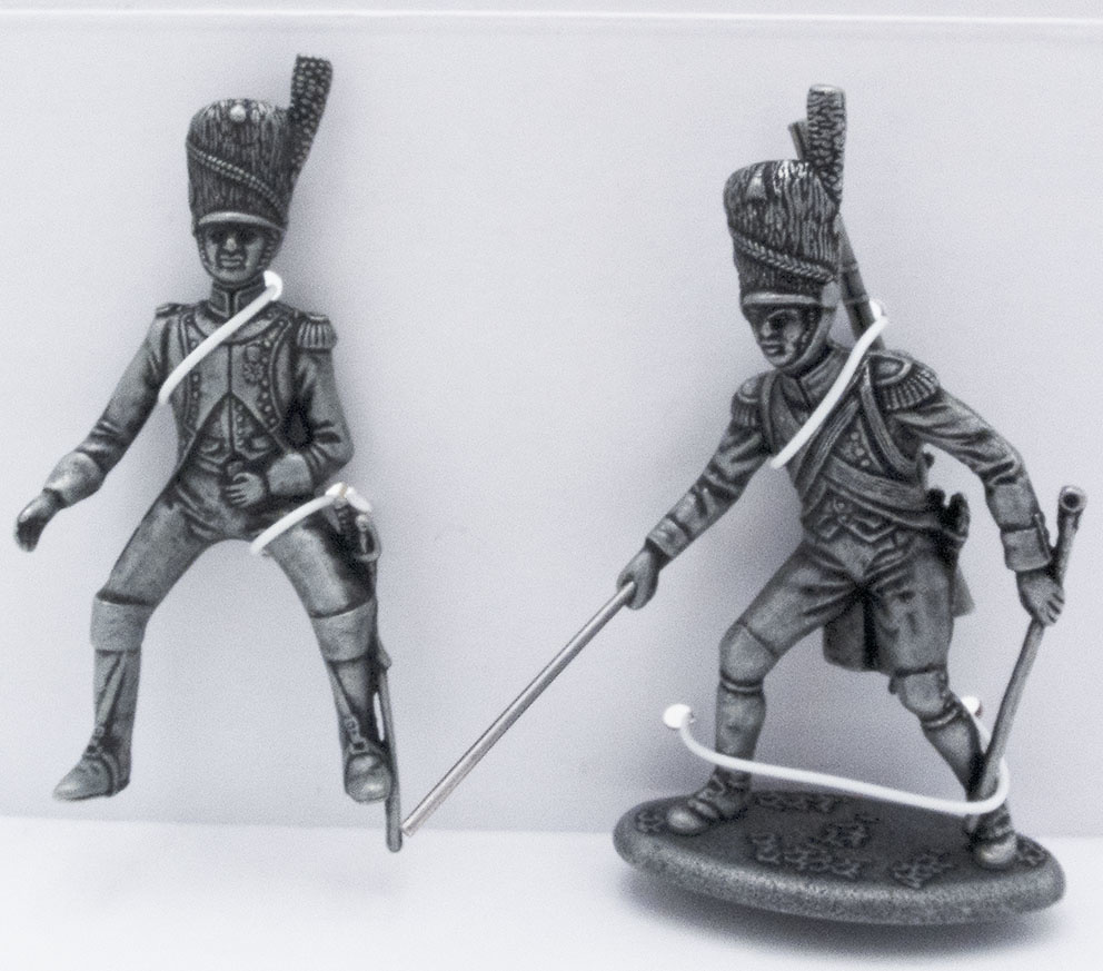 Officer of the Artillery Guard, Gunner Guard on Foot with Rod, 1:24, Atlas Editions 