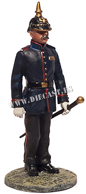 Oficial bombero con traje de gala, Alemania, Siglo XIX, 1:30, Del Prado 