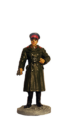 Oficial con uniforme invernal de campaña, Ejército Soviético, 1941-1945, 1:32, Eaglemoss 