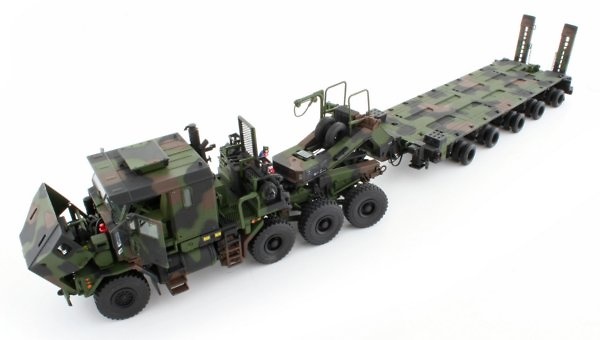 Oshkosk, Het M1070 w/M1000 Trailer, Camouflage, 1:50, Sword Models 