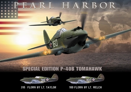 P-40B Tomahawk, Pearl Harbor 