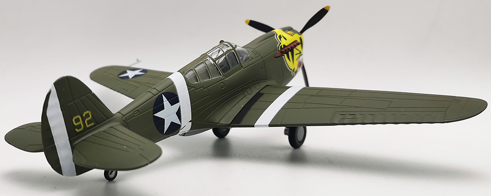 P-40E Warhawk, Aleutian Tigers, USAAF, 1:48, Franklin Mint 