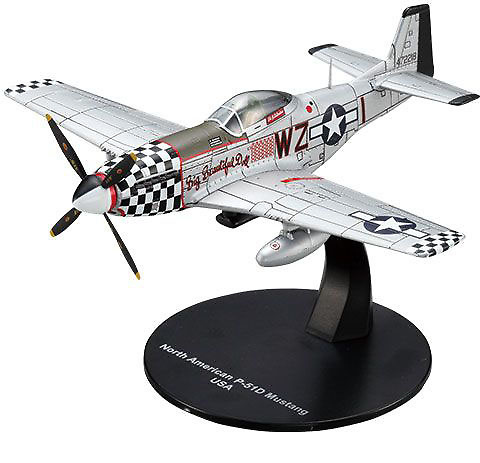P-51D Mustang, 84th Fighter Squadron, 78th Fighter Group, 8th AF, Inglaterra 1945, 1:72, Altaya 