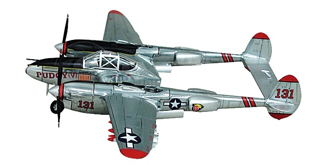 P38 Lightning Pudgy, 1:72, Witty Wings 