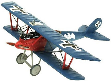 PFALZ D.IIIA, Hauptmann Rudolf Berthold Jagdgeschwader II, Alemania, 1918, 1:72, Wings of the Great War 