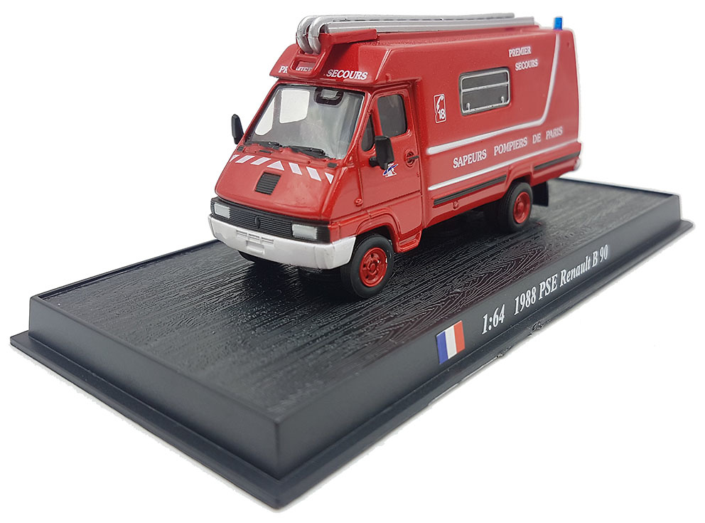 PSE Fire Truck Renault B90, 1988, 1:72, Atlas Editions 