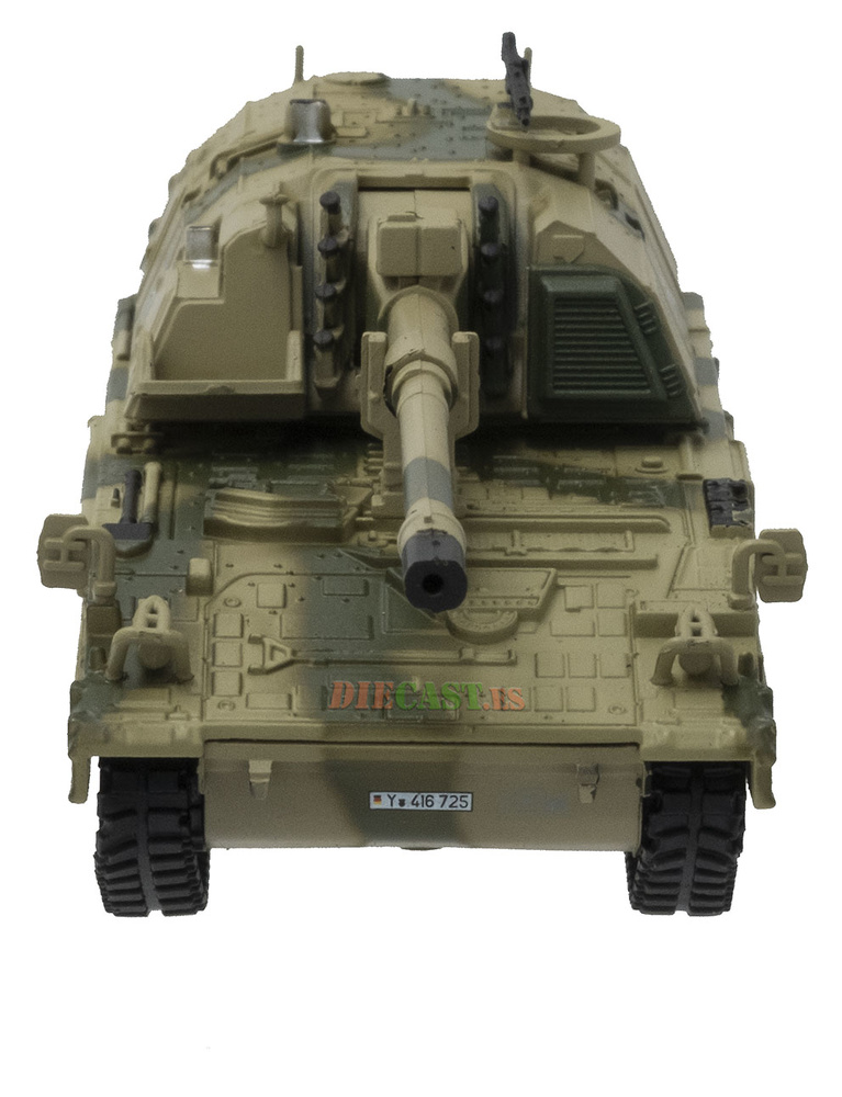 Panzer Haubirte PzH-2000, Self-propelled Artillery, German Army, Afghan livery, 2010, 1:72, Panzerkampf 
