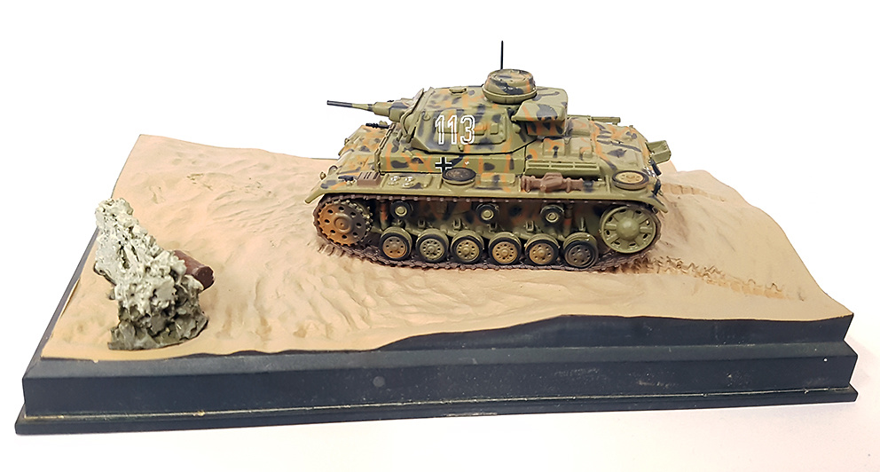 Panzer III, Afrika Korps, Tobruc, 1941. 1:72, Altaya 