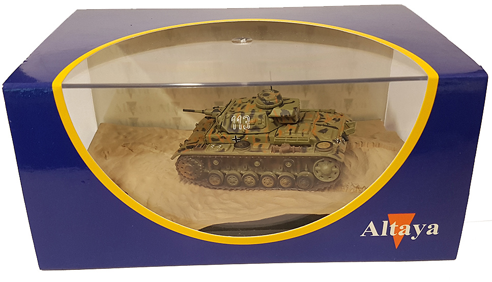 Panzer III, Afrika Korps, Tobruc, 1941. 1:72, Altaya 