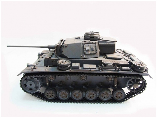 Panzer III, color gris, 1:16, Mato 