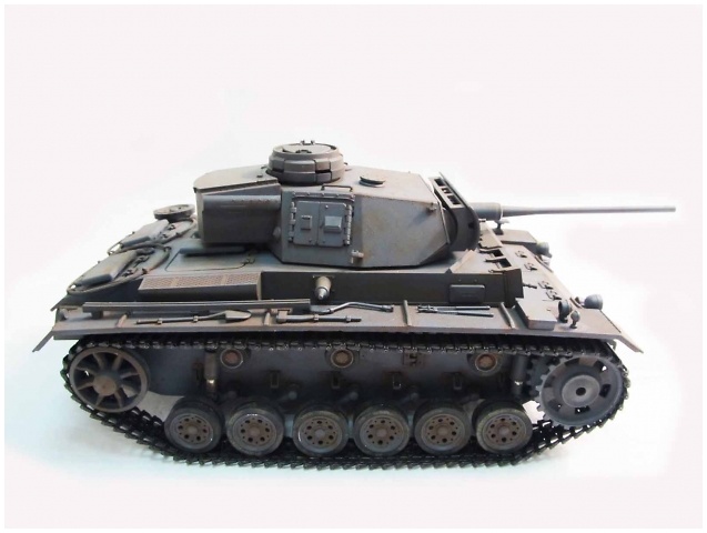 Panzer III, color gris, 1:16, Mato 