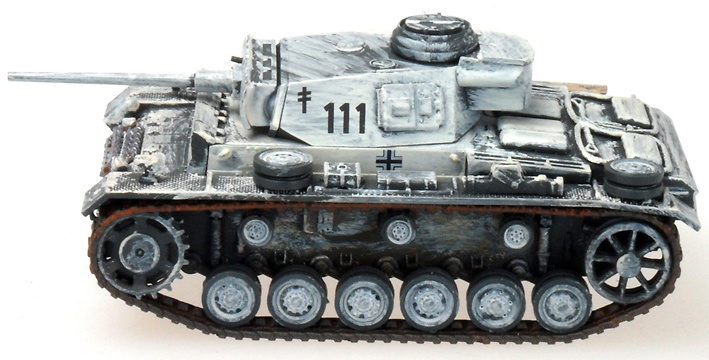 Panzer III Ausf.L, 3.Panzergrenadierdivision, Rusia, 1942, 1:72, Panzerstahl 