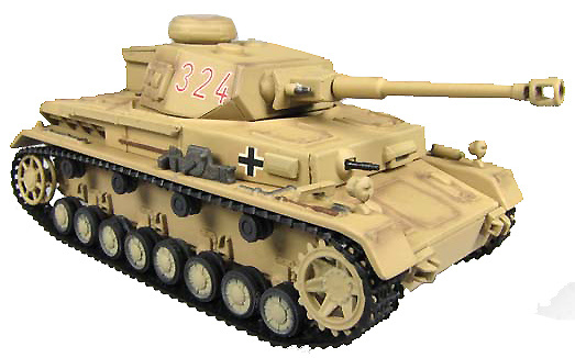 Panzer IV Ausf.G, 7.Pz.Div., 1943, 1:72, Panzerstahl 
