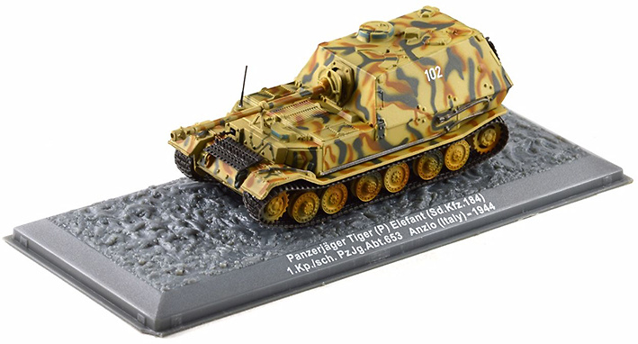 Panzerjäger Tiger (P) Elefant (Sd.Kfz. 184) 1944, 1:72, Altaya 