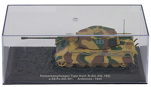 Panzerkampfwagen Tiger Ausf. B, s. SS Pz. Abt. 501, Ardennes, 1944, 1:72, Altaya 