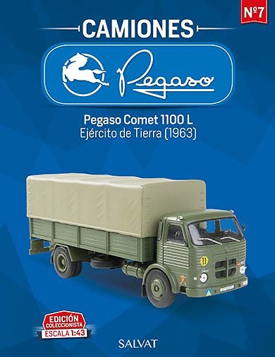 Pegaso Comet 1100L Truck, Spanish Army, 1963, 1/43, Salvat 