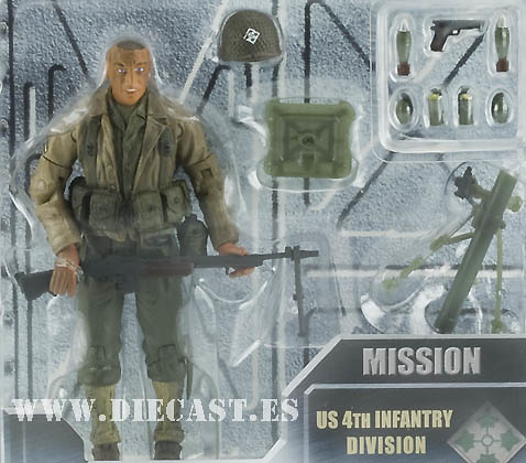 Private Gordon, US 4th Infantry Division, Normandy 1944, 1:18, Elite Force 