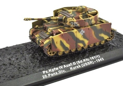Pz.Kpfw IV Ausf.G (Sd.Kfz.161/1) 20.Panz.Div. Kursk USSR 1943, 1:72, Altaya 