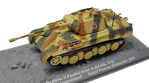 Pz.Kpfw V Panther Ausf. A (sd.Kfz. 171), Targul Frumos, Romania, 1944, 1:72, Altaya 