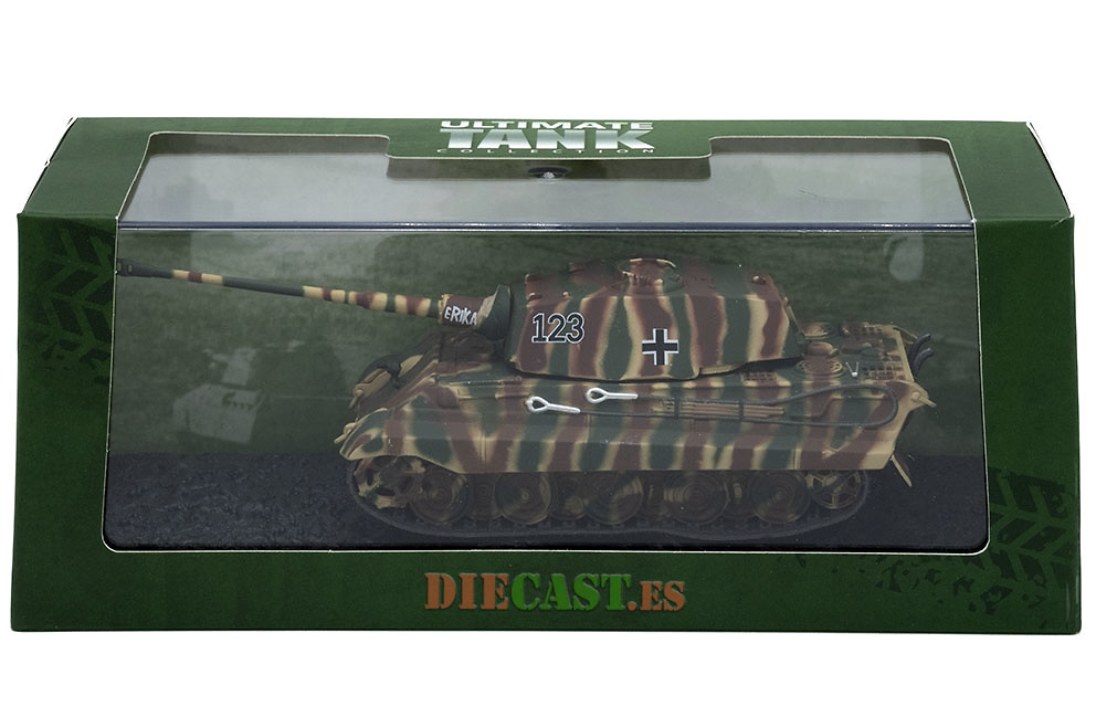Ultimate Tank Collection Pz.Kpfw V1 King Tiger Porsche 1-72 scale new in Case 