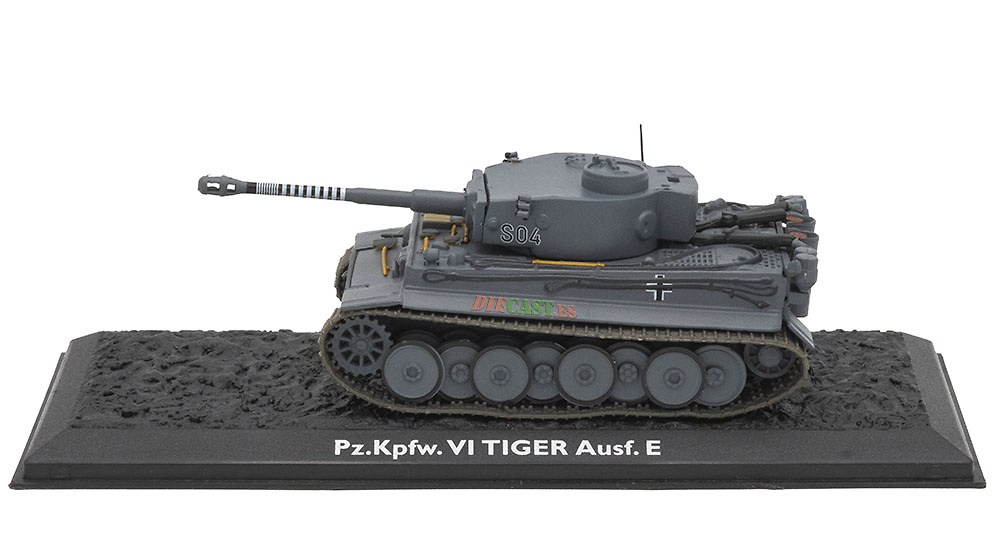 Atlas German Tiger II Tank Kassarine Pass 1943 1/72 Diecast Model 