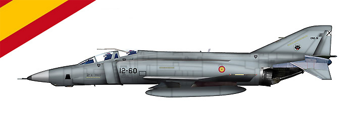 RF-4C Phantom II, Ala 12 de Torrejón, Ejército del Aire, España, 1971, 1:72, Hobby Master 