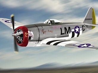 Republic P-47D Thunderbolt, USAAF, 1:48, Franklin Mint 