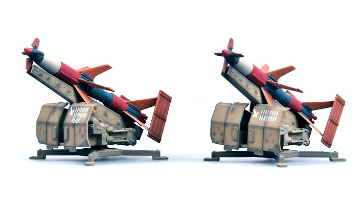 Rheintochter R1 missile (2 units), Germany, 1946, 1:72, Modelcollect 