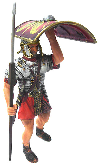 Romano con Escudo en alto, 1:18, Blue Box 