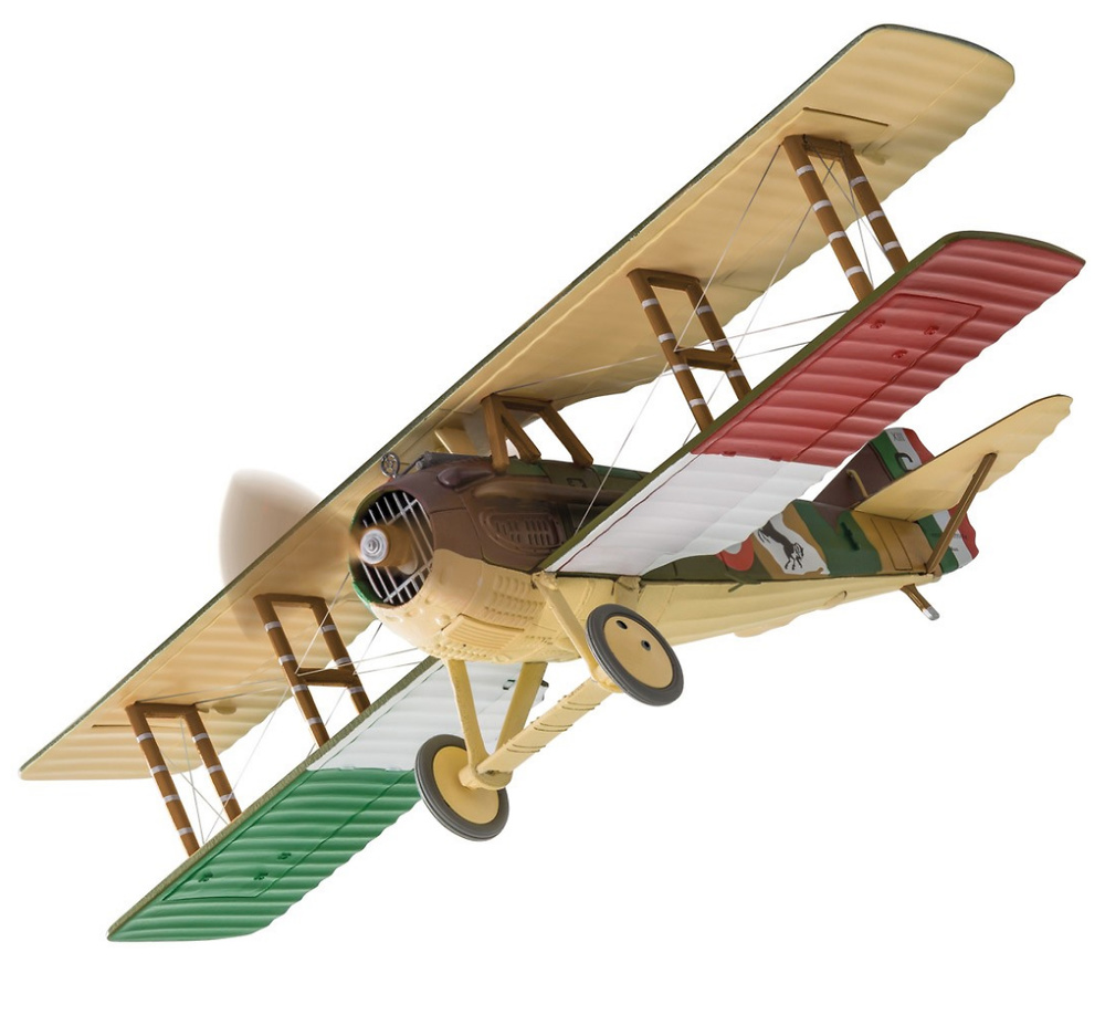 SPAD XIII, S2445, Mayor Francesco Baracca, 91st Squadriglia, Fuerza Aérea Italiana, Abril, 1918, 1:48, Corgi 