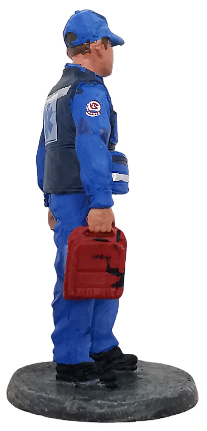 Sanitary Firefighter with fireproof suit, Portugal, 2005, 1:30, Del Prado 