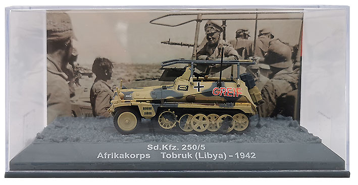 Sd.Kfz. 250/5 Afrikakorps, Tobruk (Libia), 1942, Altaya 