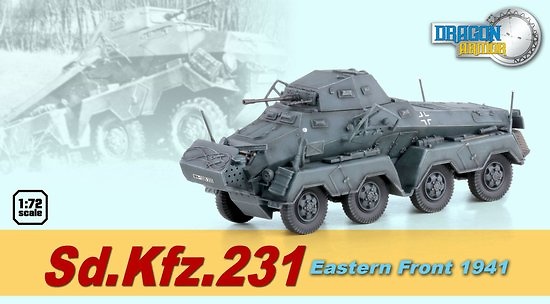 Sd.Kfz.231, Eastern Front, 1941, 1:72, Dragon Armor 